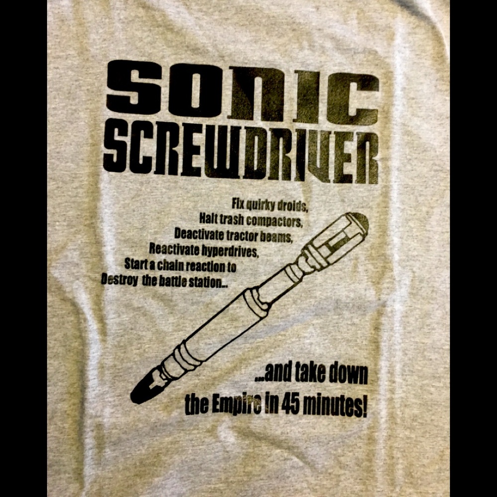 Dr Who Men’s Tshirt in Small New